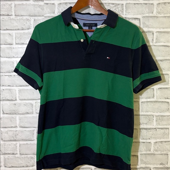 Tommy Hilfiger Other - Men’s Tommy Hilfiger, golf shirt, size medium, navy blue, green, short sleeve